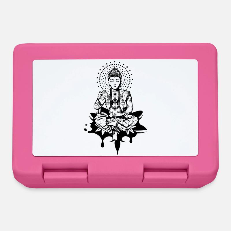Bouddha dans la position du lotus - Boîte à goûter - rose