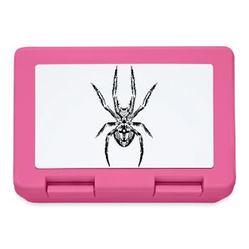 Spider power The symbol of strength and mystery - Lunchbox - pink - Front
