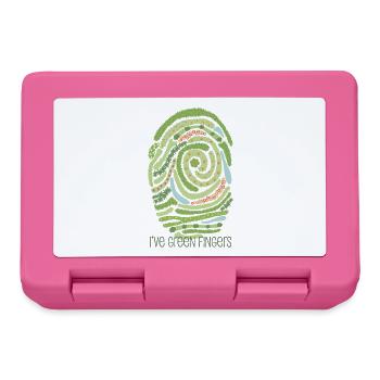 Empreinte digitale du jardin - Boîte à goûter - rose - Devant