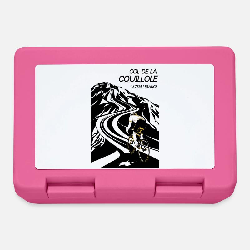 Besteigung des Col de la Couillole - Brotdose - Pink