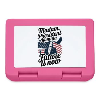 MADAM PRESIDENT KAMALA, FUTURE IS NOW - Lunchbox - pink - Front