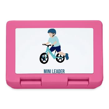 Kleiner Radfahrer - Brotdose - Pink - Vorne