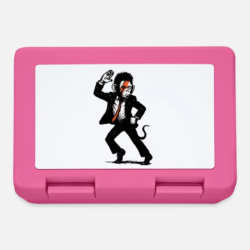 The monkey dance - Lunchbox - pink