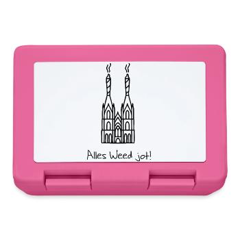 Alles Weed jot - Brotdose - Pink - Vorne