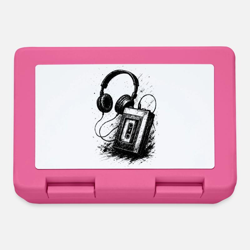 Analoger Klang - Brotdose - Pink