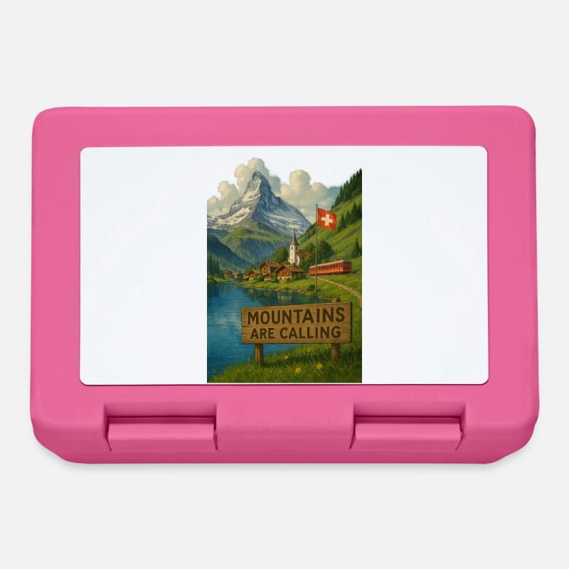Swiss_alps - Brotdose - Pink