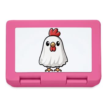Rooster Halloween Ghost - Lunchbox - pink - Front