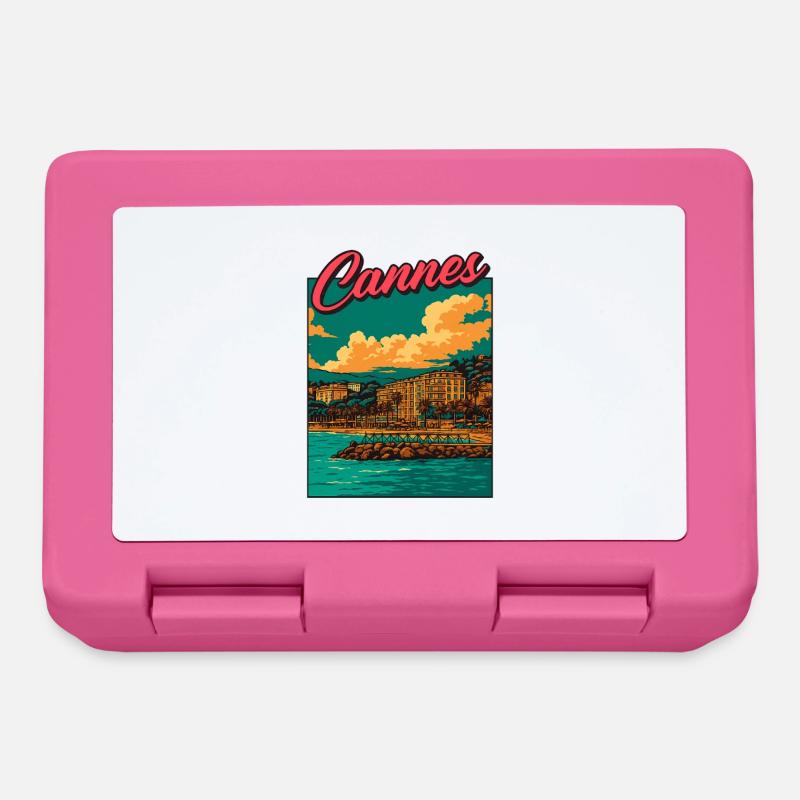 Cannes - Boîte à goûter - rose