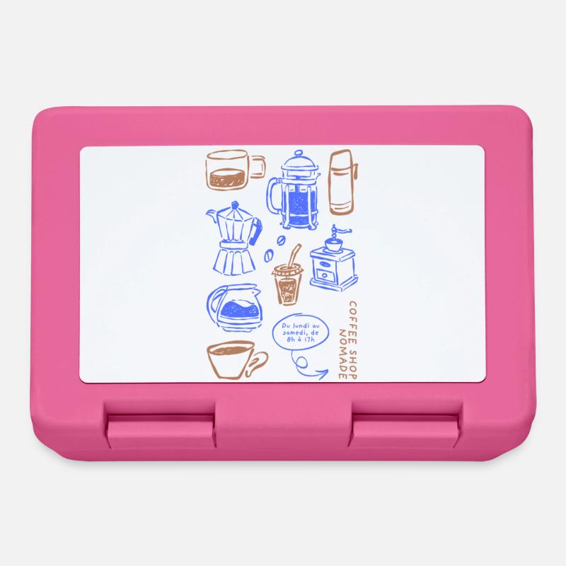 Coffee Shop Essentials - Lunchbox - pink
