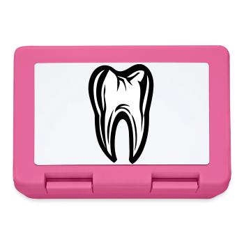 Icône de la dent dentiste - Boîte à goûter - rose - Devant
