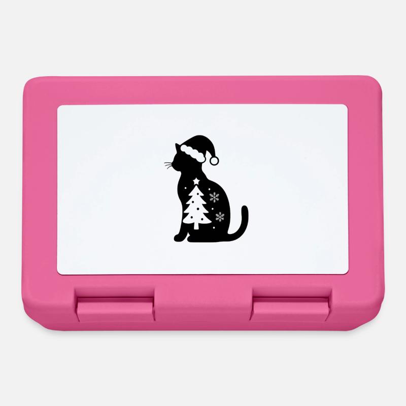 Chat - Boîte à goûter - rose