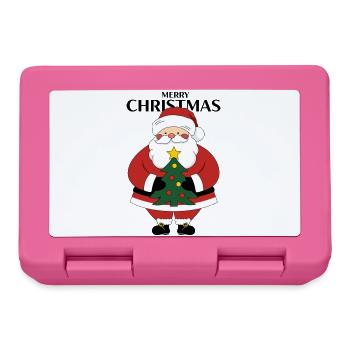 Santa Claus and a positive mood - Lunchbox - pink - Front