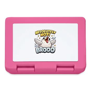 White Bird Meme - Brotdose - Pink - Vorne