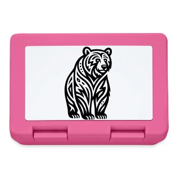 Just a Black Bear #2 / JustN-imal - Lunchbox - pink - Front