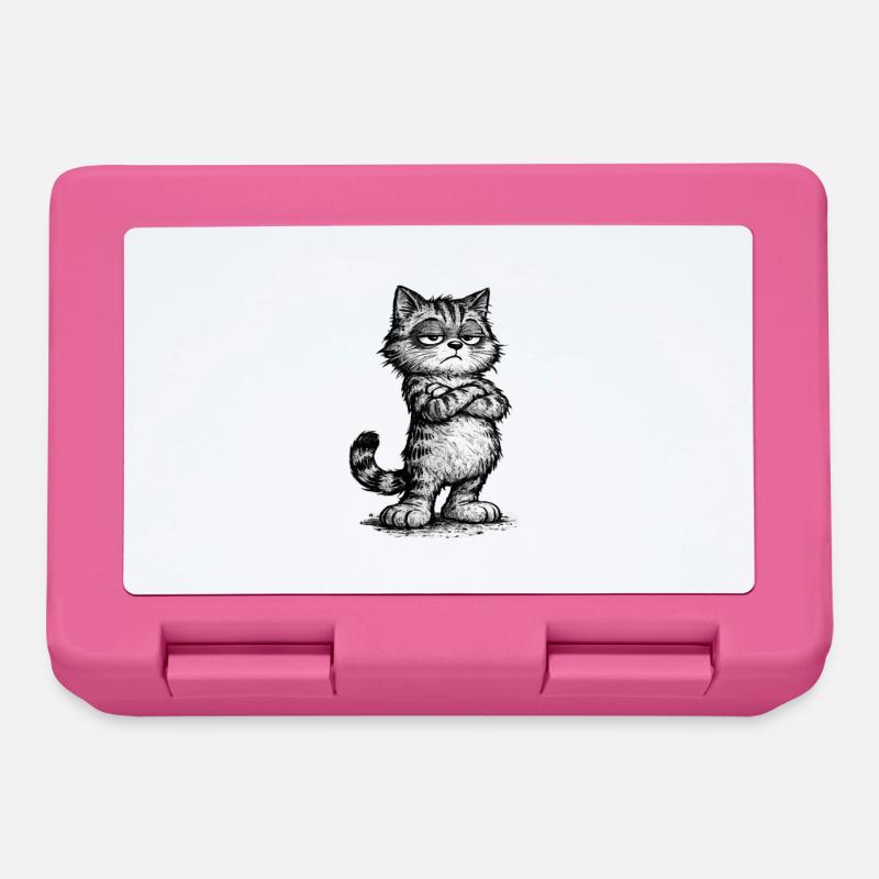Grumpy Katze – Chef Vibes (Sketch Attitude) - Lunchbox - pink