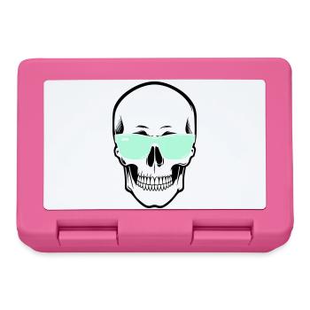 Color-Adjustable Sunglasses Smile Skull - Lunchbox - pink - Front