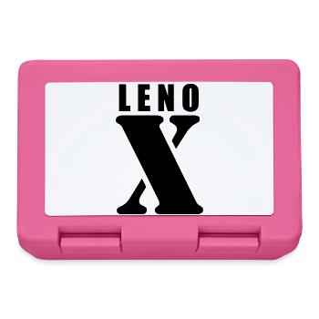 Lenox – First Name Design | Minimal Typography - Brotdose - Pink - Vorne