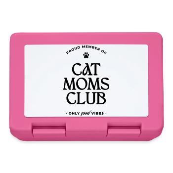 Cat Moms Club - Brotdose - Pink - Vorne