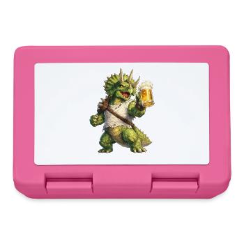 Triceratops - Lunchbox - pink - Front