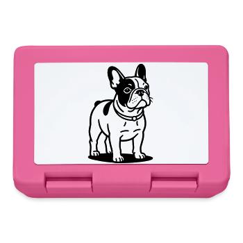 French Bulldog - Lunchbox - pink - Front