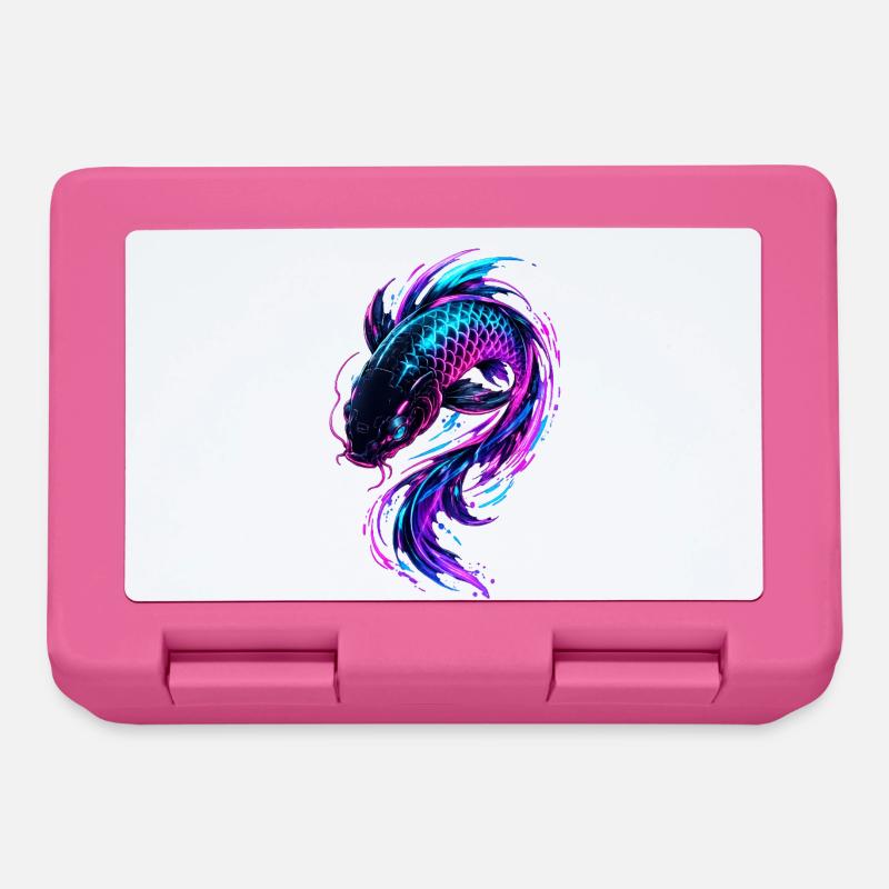 Neon Koi Flow - Brotdose - Pink