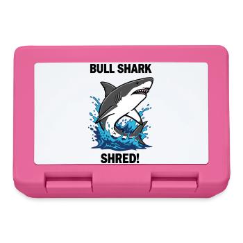 Requin Bouledogue Shred Shark Mer Bull - Boîte à goûter - rose - Devant