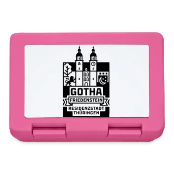 Gotha Friedenstein Residenzstadt Thüringen - Brotdose - Pink - Vorne
