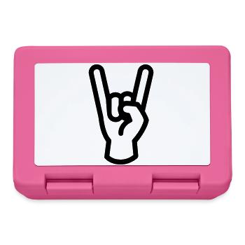 rock - Boîte à goûter - rose - Devant