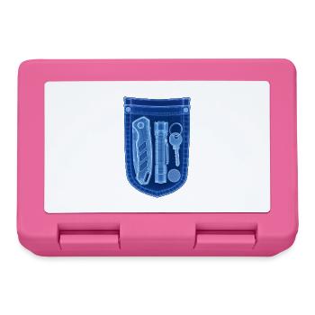 Motif de bouclier d’outil à rayons X - Boîte à goûter - rose - Devant