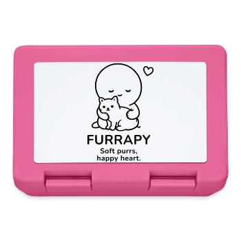 Furrapy – Soft Purrs | Happy Heart Cat Lover - Brotdose - Pink - Vorne