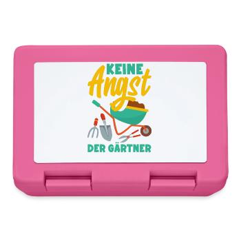 Der Gärtner Regelt Das - Brotdose - Pink - Vorne
