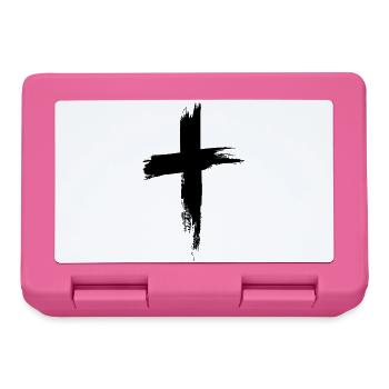 Christen Kreuz - Brotdose - Pink - Vorne