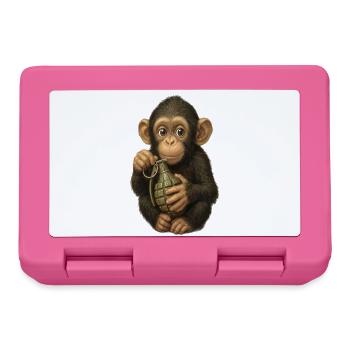 Prankster Ape Grenade (russisches Armeelogo 2026) - Brotdose - Pink - Vorne