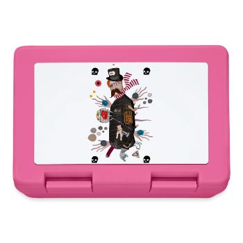 Automaton Masquerade Joker Card - Lunchbox - pink - Front