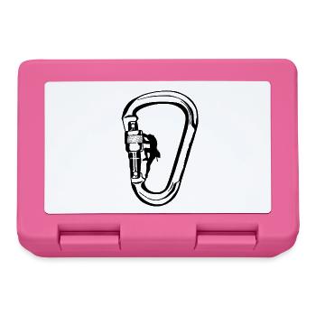 Grimpeur Escalade Mousqueton Minimaliste - Boîte à goûter - rose - Devant