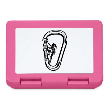 Climbing Carabiner Girls Women - Lunchbox - pink - Front