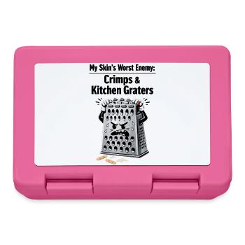 My Skin's Worst Enemy: Crimps & Kitchen Graters - Lunchbox - pink - Front