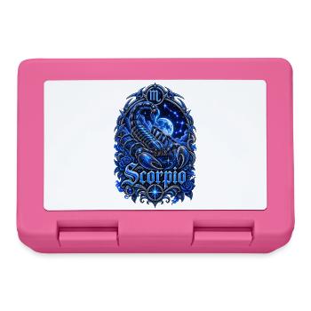 Armique du zodiaque du Scorpion bleu - Boîte à goûter - rose - Devant