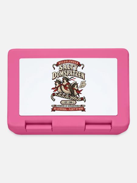 Helgoländer Salty Domspatzen – Est. 1399 - Brotdose - Pink