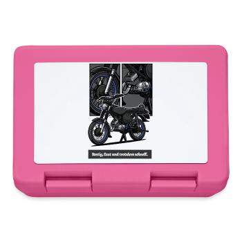 S51 (blau) // Illustration - Brotdose - Pink - Vorne