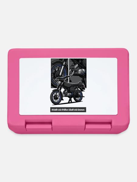 S51 (blau) // Illustration - Brotdose - Pink