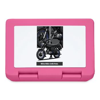 S51 (blau) // Illustration - Brotdose - Pink - Vorne