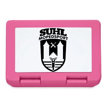 Suhl Mopedsport S50 S51 v.2 (Farbe änderbar) - Brotdose - Pink - Vorne