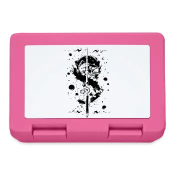Fischen Farbe Graffiti - Brotdose - Pink - Vorne