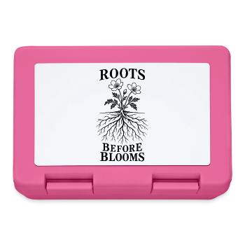 Wurzeln vor der Blüte – Botanisches Wachstum - Brotdose - Pink - Vorne