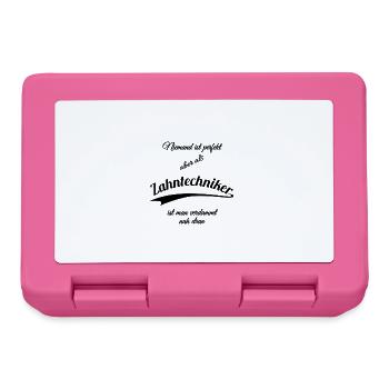 Zahntechniker - Brotdose - Pink - Vorne