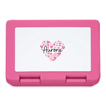 Ich liebe Aurora - Brotdose - Pink - Vorne