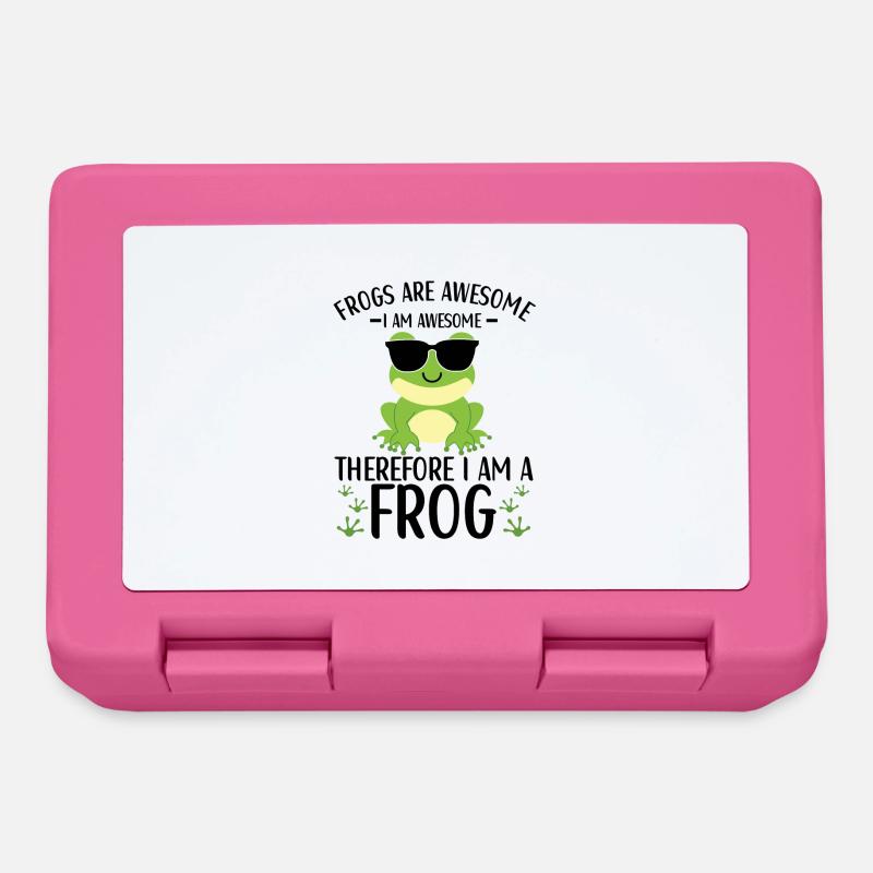 Frog Lovers Kids Frogs - Lunchbox - pink