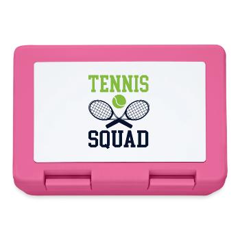 Équipe de tennis Joueur de tennis de balle - Boîte à goûter - rose - Devant