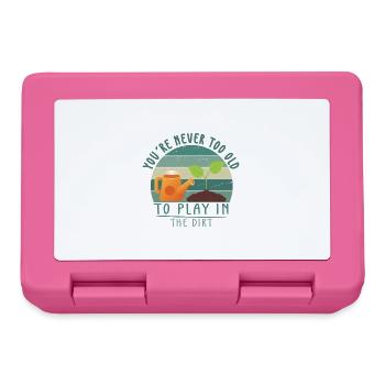 Garten Motiv Gärtner & Gärtnerin Spruch - Brotdose - Pink - Vorne